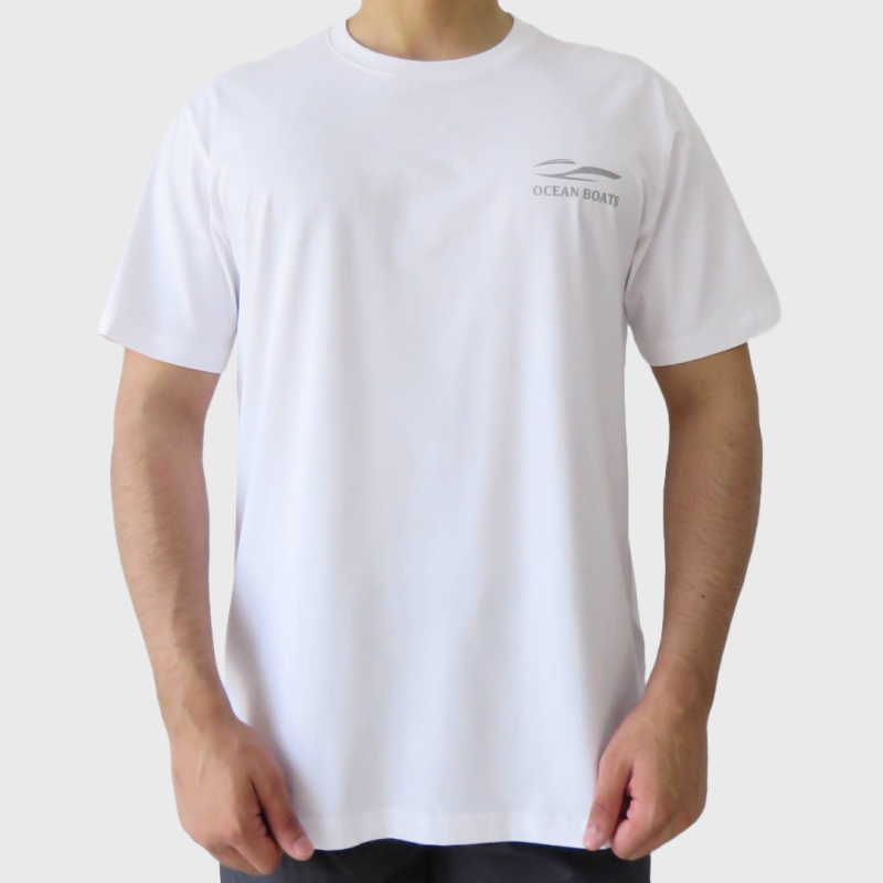 White Fishing T-shirt